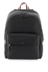Bally Code Logo Printed Backpack In Black