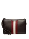 Bally Code Pouch In Brown
