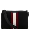 Bally Code Pouch In Black Nylon In Black
