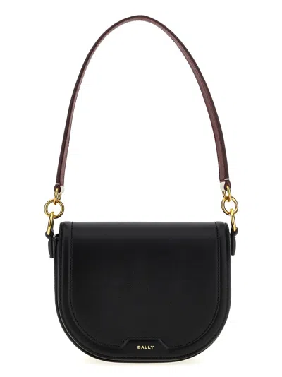 Bally 'code' Shoulder Bag In Black