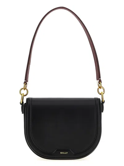 Bally 'code' Shoulder Bag In Black