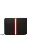 Bally Code Technology Stripe-detail Case In Black