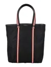 Bally Code Tote Bag In Black+palladio