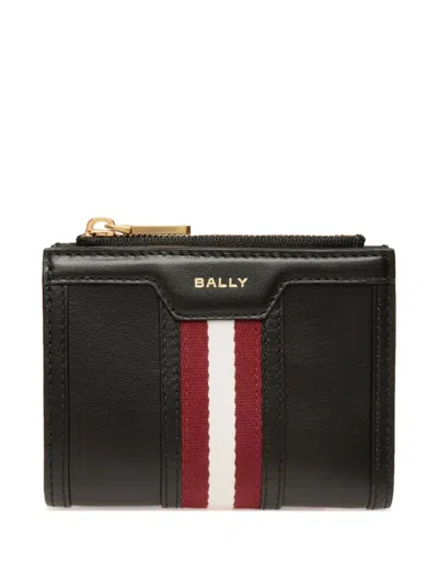 Bally Code Wallet In Black