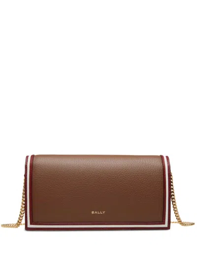 Bally Code Wallet In Brown