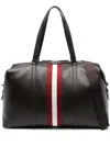 Bally Code Weekender Travel Bag In Brown