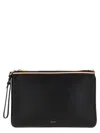 Bally Black Code Clutch In Black