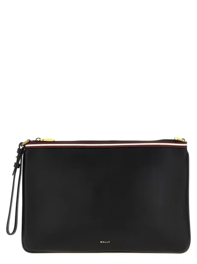 Bally 'code Wristlet' Clutch In Black