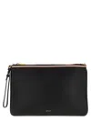 Bally 'code Wristlet' Clutch In Black