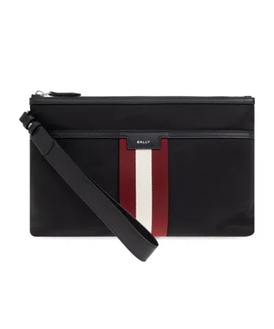 BALLY BALLY CODE ZIPPED CLUTCH BAG