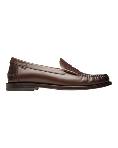Bally Oregan Tassel-detail Leather Loafer In Brown