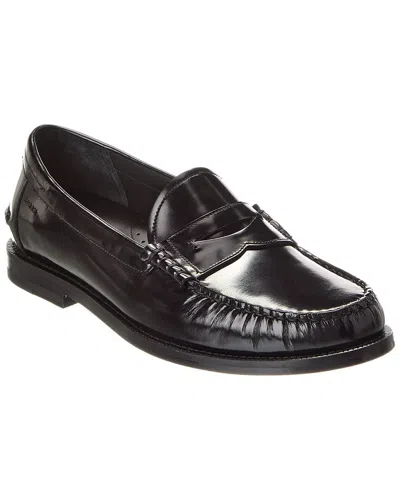 Bally Coelo Leather Loafer In Black