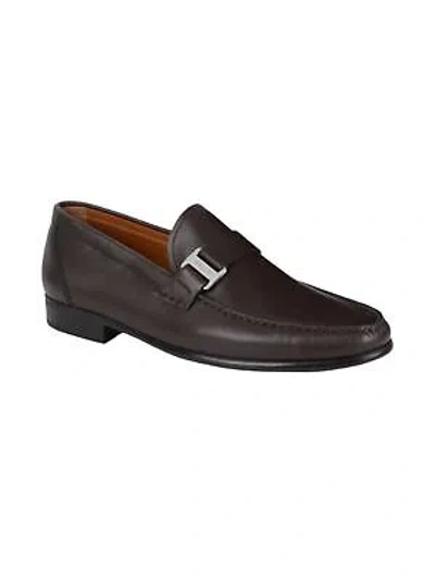 Pre-owned Bally Colbar Men's 6230231 Chocolate Loafers Msrp $620 In Brown