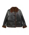 Bally Leather Jacket In Black