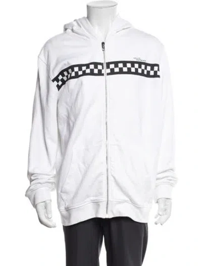Pre-owned Bally Colorblock Pattern Jacket In White