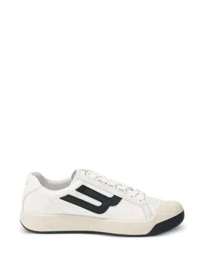 Bally Competition Logo-patch Perforated Sneakers In White