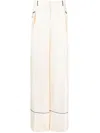 Bally Contrast-piping Silk Pyjama Trousers