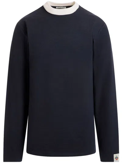 Bally Contrasting-edge T-shirt In Blue