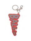 Bally Contrasting Logo Keychain In Red