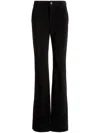 Bally Corduroy Flared Trousers In Black