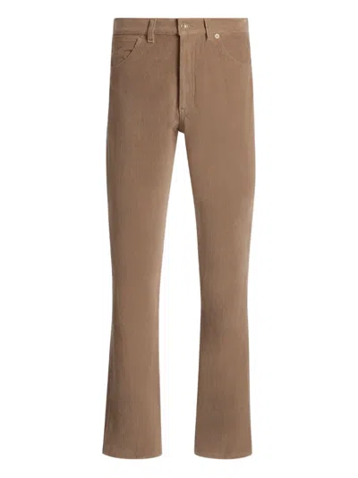 Bally Corduroy Trousers In Brown