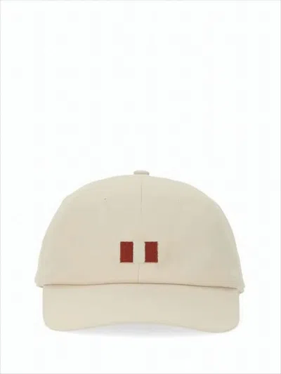 BALLY COTTON BASEBALL CAP WITH EMBROIDERED DETAILING