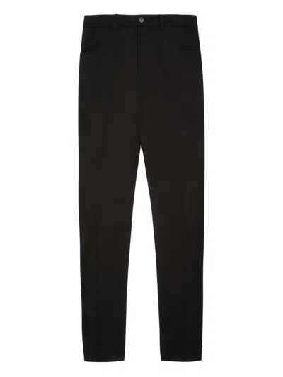 Bally Cotton-blend Trousers In Black
