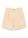 Bally Cotton Shorts In Neutral