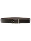 Bally Country 35 Adjustable And Reversible Leather Belt In Black