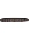 Bally Country Reversible Belt In Brown