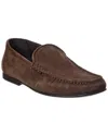 Bally Craxon Suede Loafer In Brown