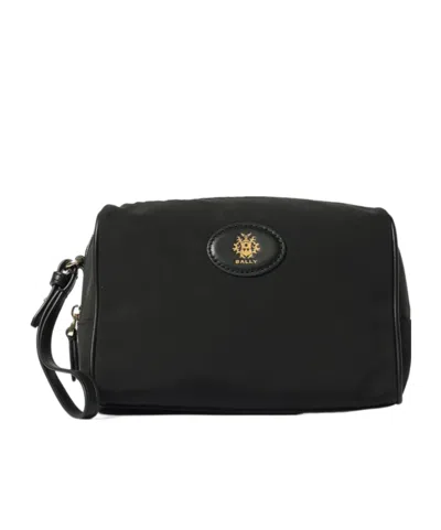 BALLY CREST-APPLIQUÉ CLUTCH BAG