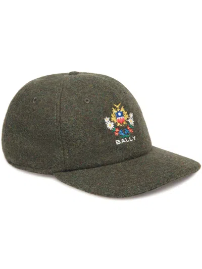 Bally Crest Cap In Green