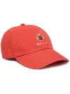 Bally Crest Cap In Red