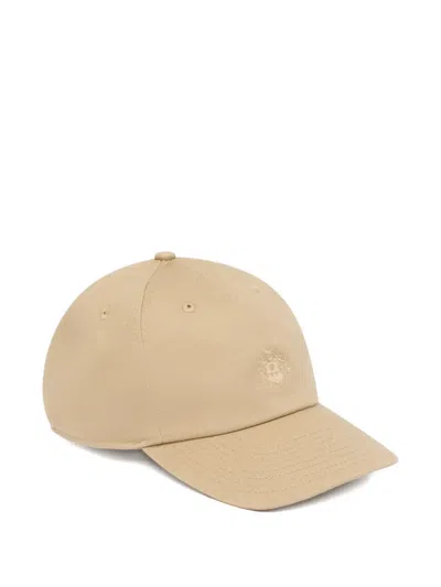 Bally Crest-embroidered Baseball Cap In Neutral