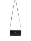 Bally Crest Flap Leather Mini Bag In Black