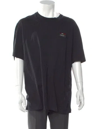 Pre-owned Bally Crew Neck Short Sleeve T-shirt In Black