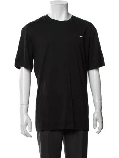 Pre-owned Bally Crew Neck Short Sleeve T-shirt In Black
