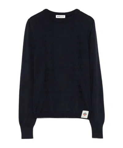 Bally Crew Neck Sweater In Black