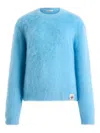 Bally Crew-neck Sweater In Blue