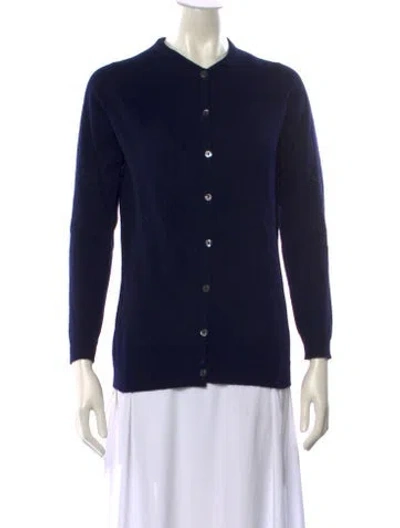 Pre-owned Bally Crew Neck Sweater In Blue