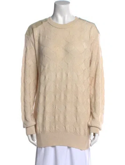 Pre-owned Bally Crew Neck Sweater In Neutral