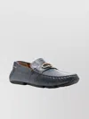 BALLY CROCODILE EMBOSSED LEATHER LOAFERS