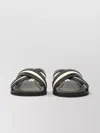 Bally Cross Strap Flat Sole Open Toe Sandals