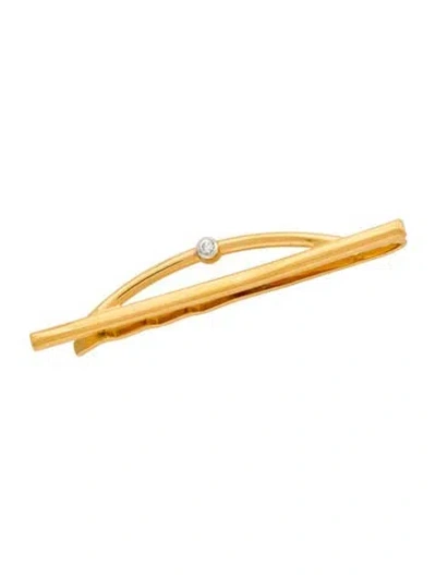 Pre-owned Bally Crystal Tie Clip In Multi