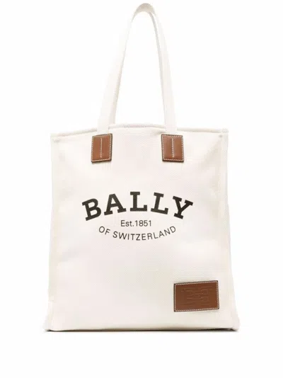 Bally Crystalia Fabric Fabric Tote In Multi