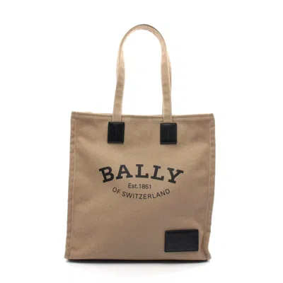 Bally Crystalia. St Canvas Tote Bag Green