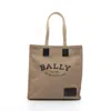 Bally Crystalia. St Canvas Tote Bag In Green