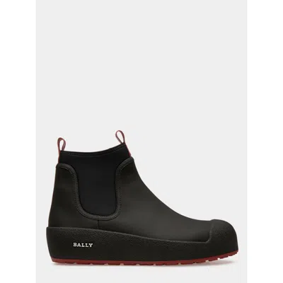 Bally Curling Booties In Black