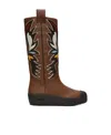 Bally Chambery 6302937 Men's Cuero/ebano Leather Knee-high Boot In Multicolor